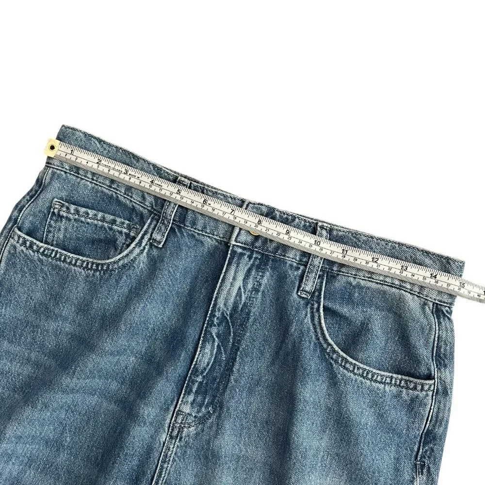 Triarchy x Anthroplogie Ms Onassis High Rise Wide Leg Jeans Size 30 Western Boho - Picture 8 of 12